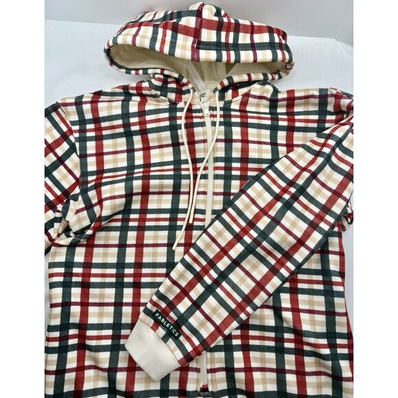 Fabletics Cozy “Holiday Women’s Pajama Collection” Hooded XL One Piece NWOT - Picture 2 of 9